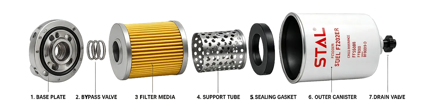 Santianparts heavy equipment filter parts